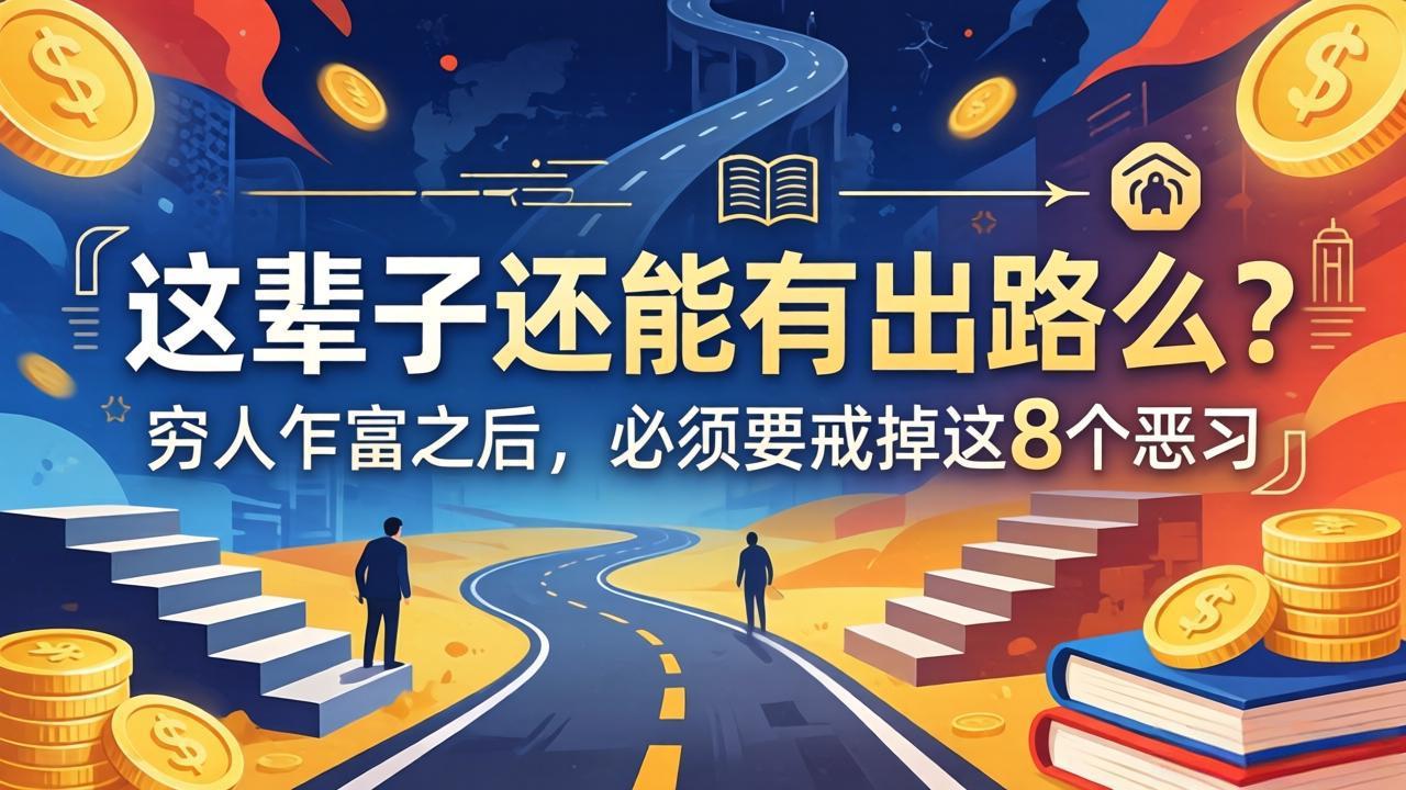 关于人生两篇付费文章【这辈子还能有出路么？】【穷人乍富之后，必须要戒掉这8个恶习】-热点1站 - 热点知汇专注网赚项目资源知识聚汇