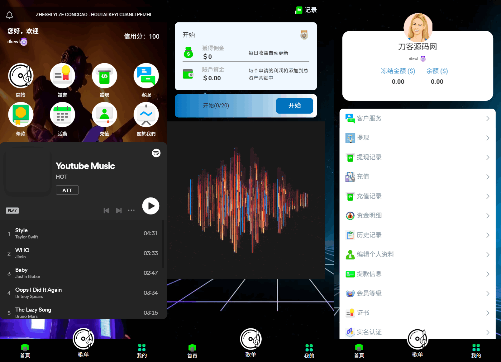 海外多语言音乐刷单抢单源码/连单卡单/叠加组规则/打针/前端html/后端PHP-热点1站 - 热点知汇专注网赚项目资源知识聚汇