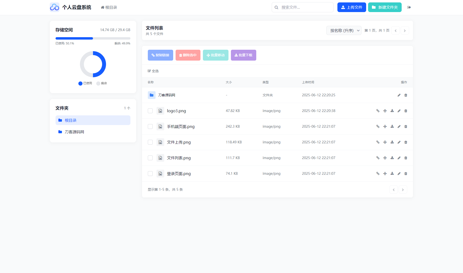 全新轻量化个人云盘系统源码 PC+H5自适应-热点1站 - 热点知汇专注网赚项目资源知识聚汇