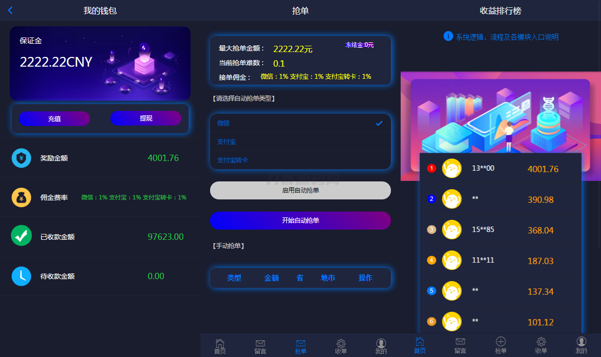 2024定制版抢单支付系统源码|开代理|自动抢单接单-热点1站 - 热点知汇专注网赚项目资源知识聚汇