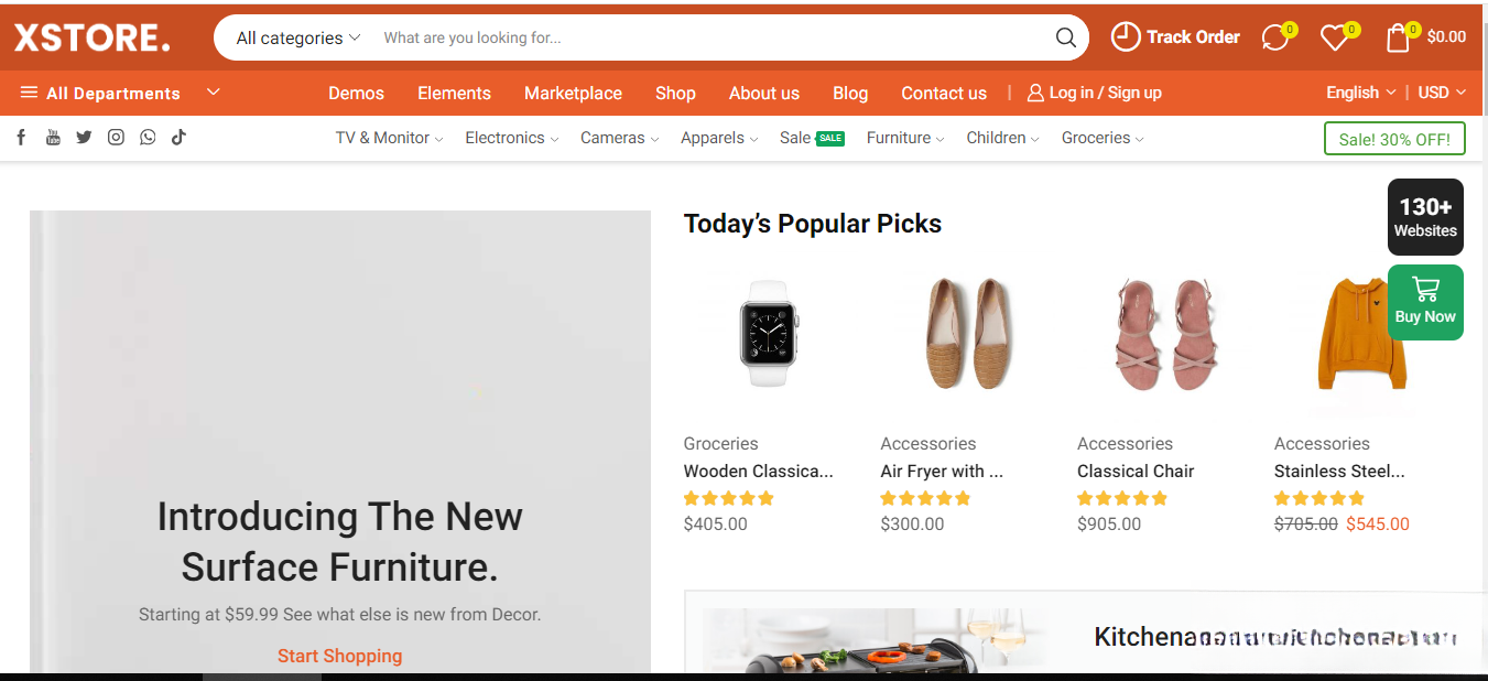 WordPress主题–Xstore v9.5.1 Woocommerce主题 破解版下载-热点1站 - 热点知汇专注网赚项目资源知识聚汇