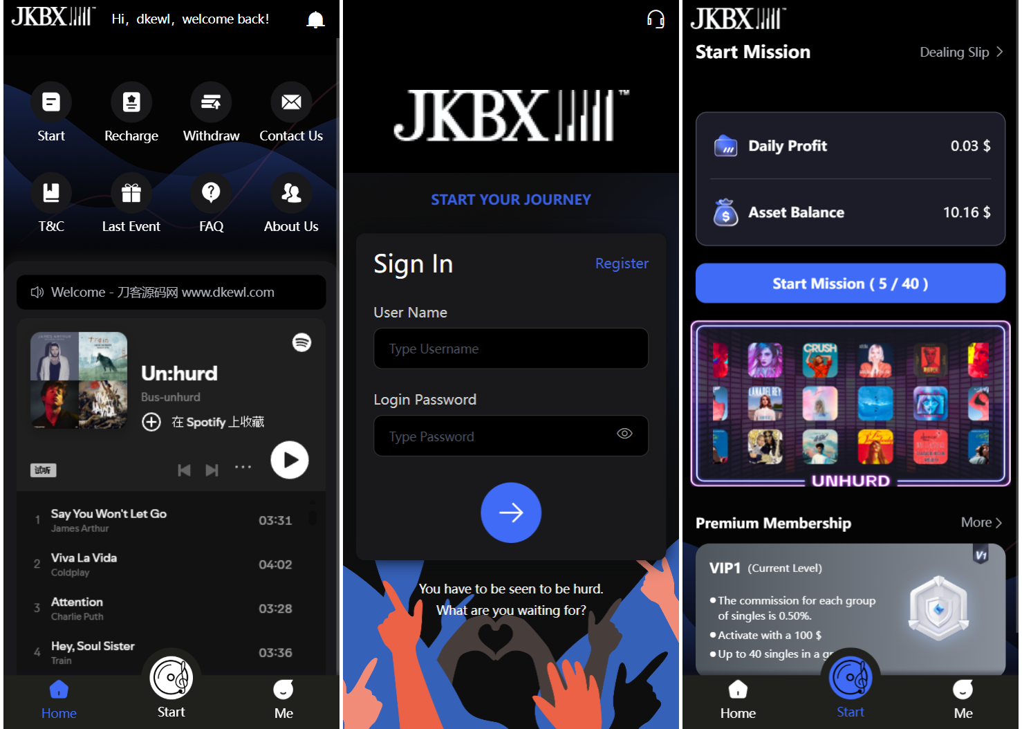 JKBX海外音乐抢单系统源码 Thinkphp框架 附教程-热点1站 - 热点知汇专注网赚项目资源知识聚汇