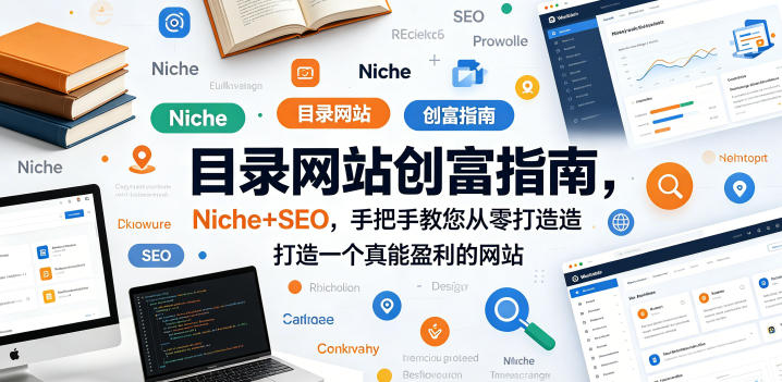 目录网站创富指南，Niche+SEO，手把手教您从零打造打造一个真能盈利的网站【原创双语字幕】-热点1站 - 热点知汇专注网赚项目资源知识聚汇