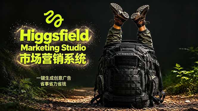 AI广告工作流实战：从脚本到画面用Higgsfield完成，商家也能做品牌视频，省万元成本！附提示词-热点1站 - 热点知汇专注网赚项目资源知识聚汇