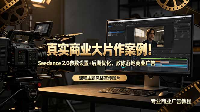 真实商业大片作案例！Seedance 2.0参数设置+后期优化，教你落地商业广告-热点1站 - 热点知汇专注网赚项目资源知识聚汇
