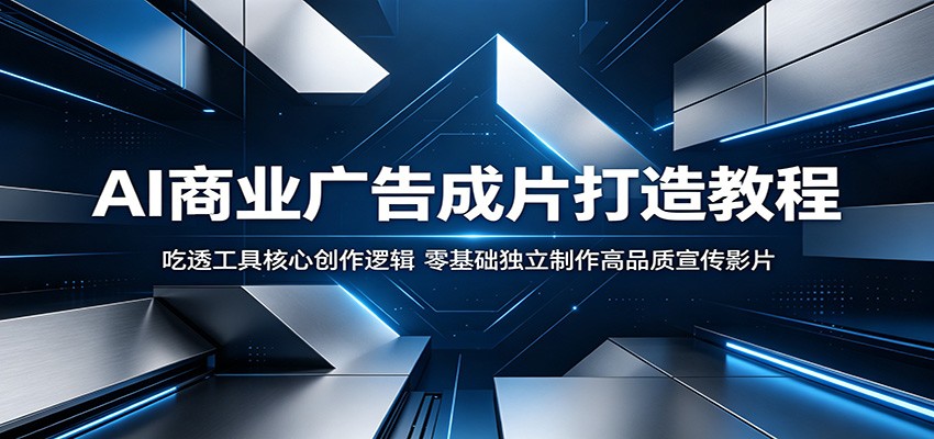 AI商业广告成片打造教程：吃透工具核心创作逻辑，零基础独立制作高品质宣传影片-热点1站 - 热点知汇专注网赚项目资源知识聚汇