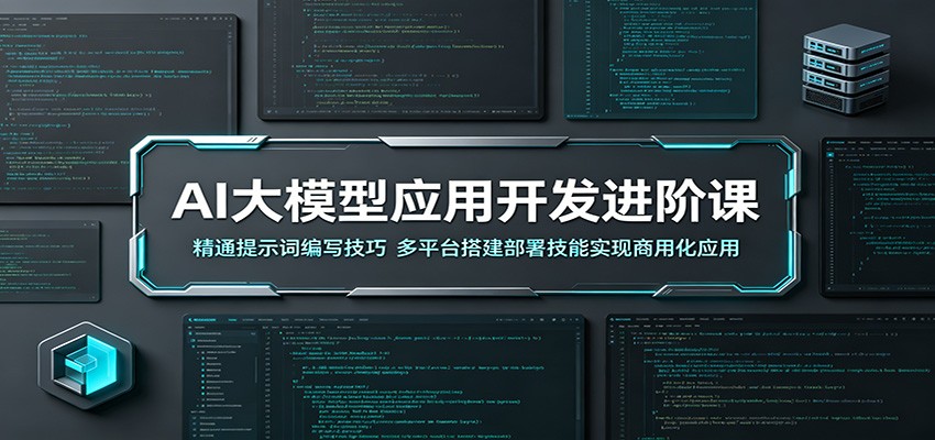 AI大模型应用开发进阶课：精通提示词编写技巧，多平台搭建部署技能实现商用化应用-热点1站 - 热点知汇专注网赚项目资源知识聚汇