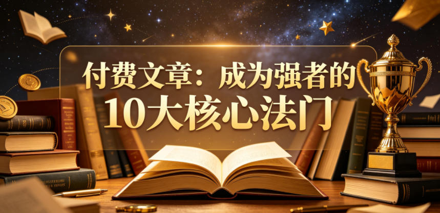 付费文章：成为强者的10大核心法门-热点1站 - 热点知汇专注网赚项目资源知识聚汇