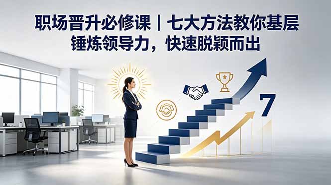 付费文章：职场晋升必修课｜七大方法教你基层锤炼领导力，快速脱颖而出-热点1站 - 热点知汇专注网赚项目资源知识聚汇