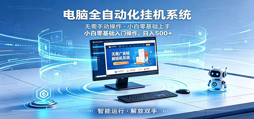 智能广告挂机无需值守，小白上手轻松实现每日增收-热点1站 - 热点知汇专注网赚项目资源知识聚汇