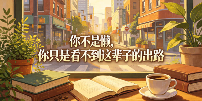 付费文章：你不是懒，你只是看不到这辈子的出路-热点1站 - 热点知汇专注网赚项目资源知识聚汇