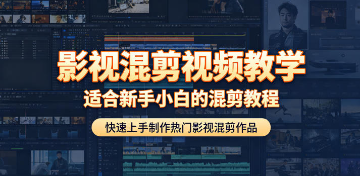 影视混剪视频教学，适合新手小白的混剪教程，快速上手制作热门影视混剪作品-热点1站 - 热点知汇专注网赚项目资源知识聚汇