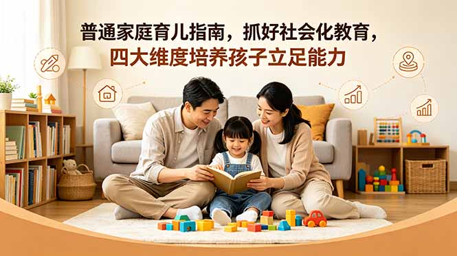 付费文章：普通家庭育儿指南，抓好社会化教育，四大维度培养孩子立足能力-热点1站 - 热点知汇专注网赚项目资源知识聚汇