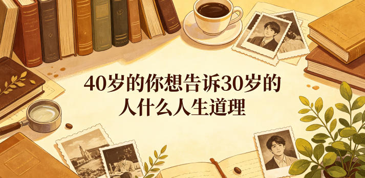 公众号付费文章：40岁的你想告诉30岁的人什么人生道理？-热点1站 - 热点知汇专注网赚项目资源知识聚汇