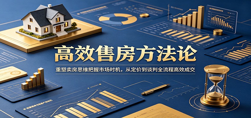 高效售房方法论：重塑卖房思维把握市场时机，从定价到谈判全流程高效成交-热点1站 - 热点知汇专注网赚项目资源知识聚汇