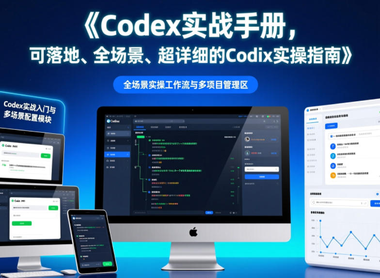 Codex实战手册，可落地、全场景、超详细的Codex实操指南-热点1站 - 热点知汇专注网赚项目资源知识聚汇