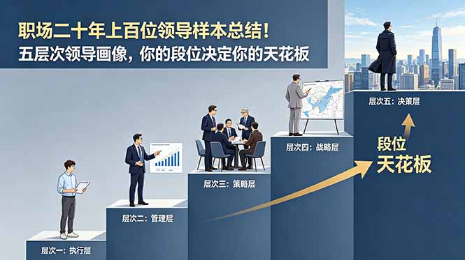 付费文章:职场二十年上百位领导样本总结!五层次领导画像,你的段位决定你的天花板-热点1站 - 热点知汇专注网赚项目资源知识聚汇