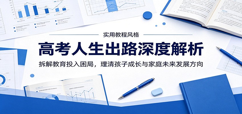 高考人生出路深度解析：拆解教育投入困局，理清孩子成长与家庭未来发展方向-热点1站 - 热点知汇专注网赚项目资源知识聚汇