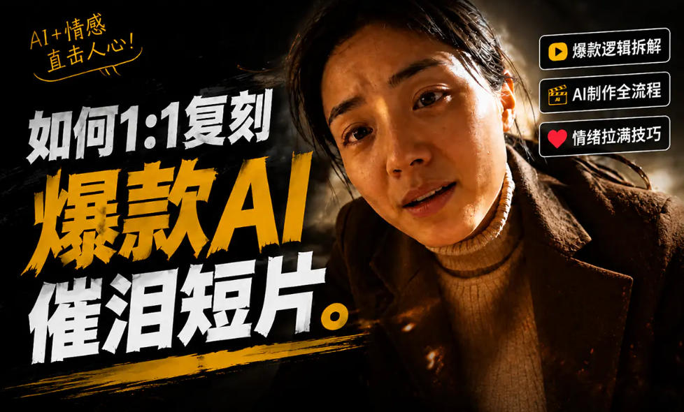 豆包+Gemini生成真人AI短剧-拆解复刻百万爆款第一人称短片，一站式讲透爆款复刻全流程-热点1站 - 热点知汇专注网赚项目资源知识聚汇
