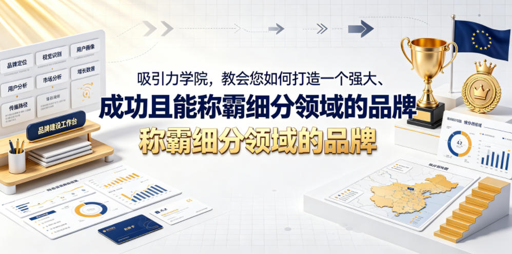 吸引力学院，教会您如何打造一个强大、成功且能称霸细分领域的品牌！【原创双语字幕】-热点1站 - 热点知汇专注网赚项目资源知识聚汇