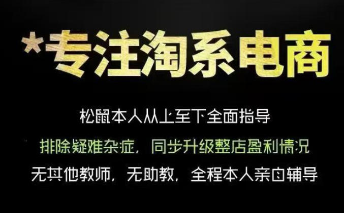 松鼠会电商VIP课程，从基础布局到高阶优化，助你掌握淘宝运营逻辑，提升店铺流量与转化-热点1站 - 热点知汇专注网赚项目资源知识聚汇