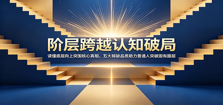 阶层跨越认知破局：读懂底层向上突围核心真相，五大稀缺品质助力普通人突破固有圈层-热点1站 - 热点知汇专注网赚项目资源知识聚汇