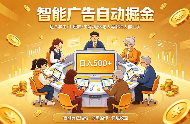 2026年最好做的项目：自动掘金项目，小白轻易上手，单日轻松收入500+【揭秘】-热点1站 - 热点知汇专注网赚项目资源知识聚汇