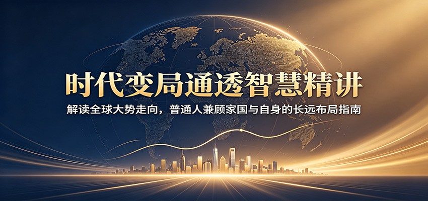 时代变局通透智慧精讲：解读全球大势走向，普通人兼顾家国与自身的长远布局指南-热点1站 - 热点知汇专注网赚项目资源知识聚汇
