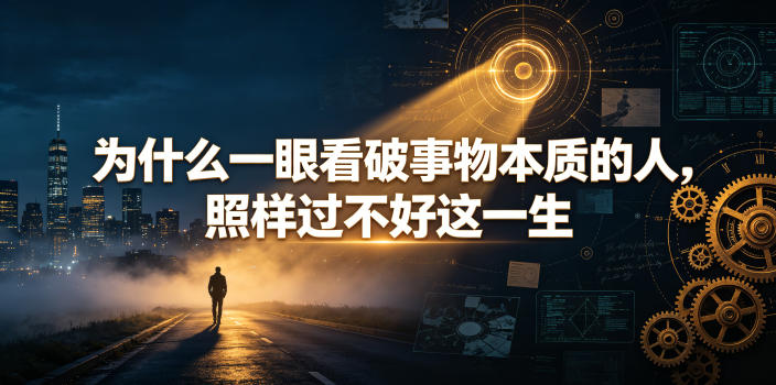 付费文章：为什么一眼看破事物本质的人，照样过不好这一生-热点1站 - 热点知汇专注网赚项目资源知识聚汇