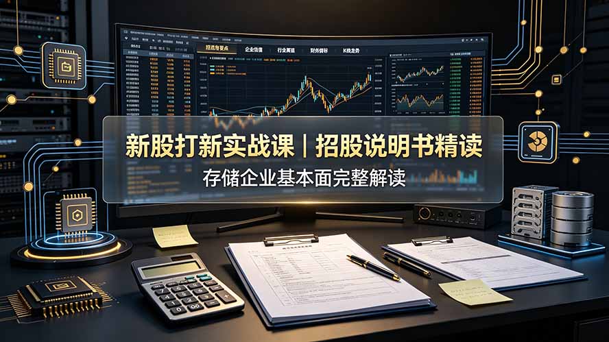 付费文章：新股打新实战课｜招股说明书精读，存储企业基本面完整解读-热点1站 - 热点知汇专注网赚项目资源知识聚汇